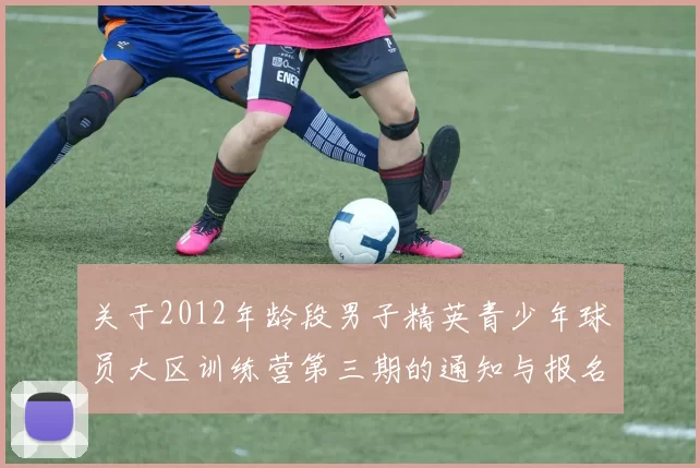 关于2012年龄段男子精英青少年球员大区训练营第三期的通知与报名事项