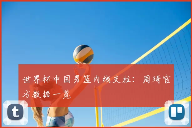 世界杯中国男篮内线支柱：周琦官方数据一览