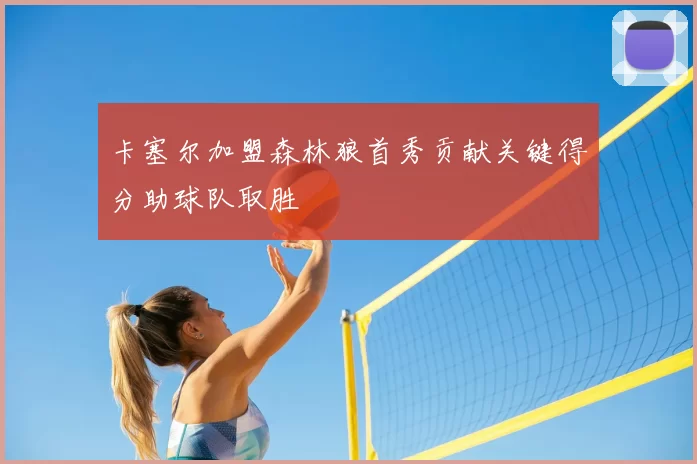 卡塞尔加盟森林狼首秀贡献关键得分助球队取胜